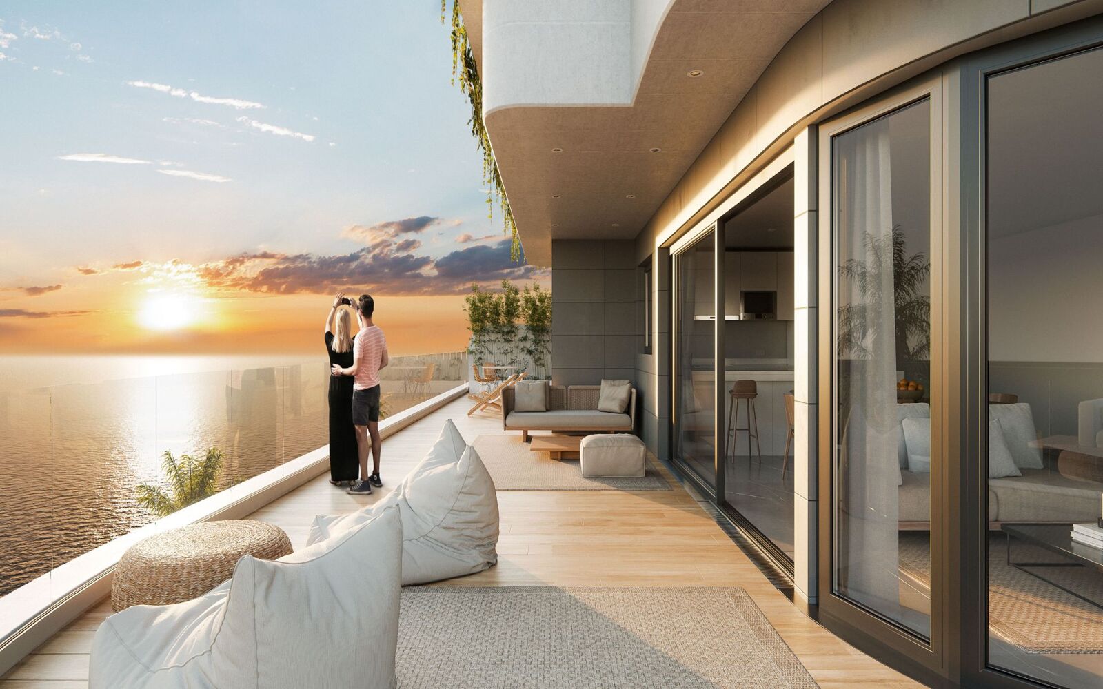 Appartement avec vue imprenable dans un endroit unique à Aguilas 2