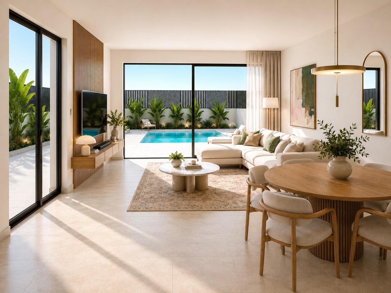 Nieuwbouwwoningen (halfvrijstaand) in het Santa Rosalia Lake and Life Resort, Murcia 6