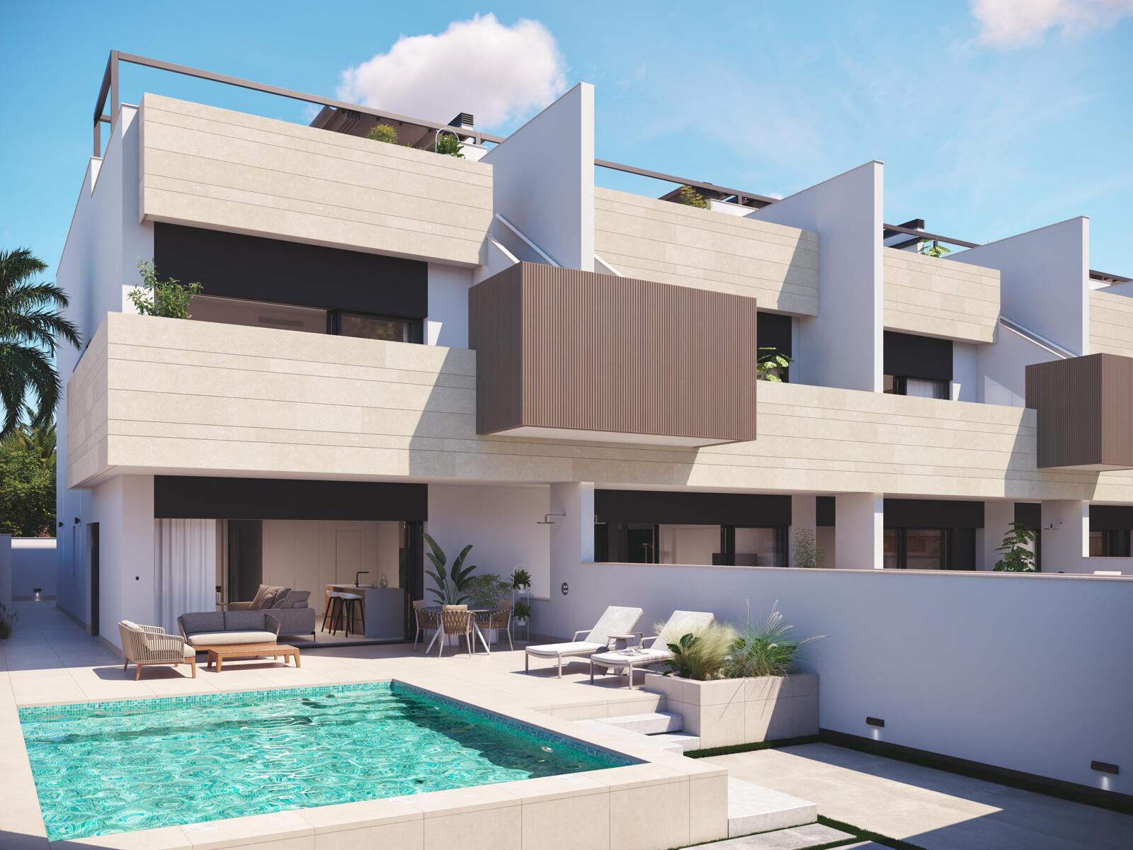 Projet à petite échelle comprenant des logements avec piscines privées à Pilar de la Horadada 2