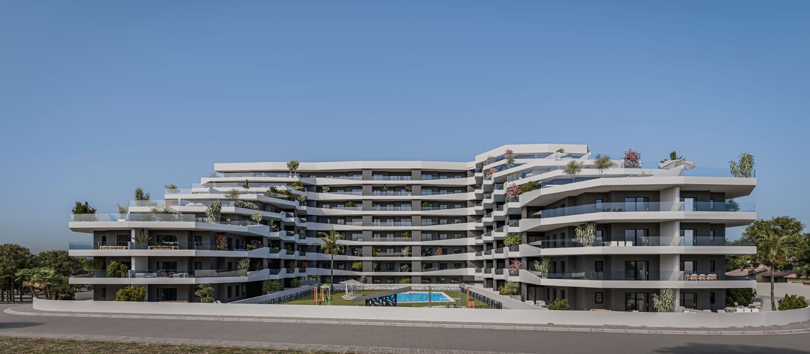 Nieuwbouwwoningen met zwembad in San Miguel de Salinas 4