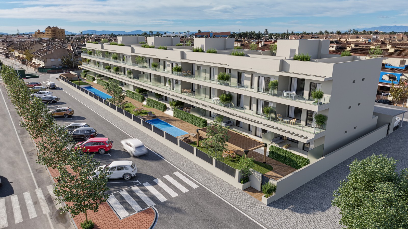 Nieuwbouwwoningen op 250 meter van het strand van Los Narejos, in Los Alcázares 5