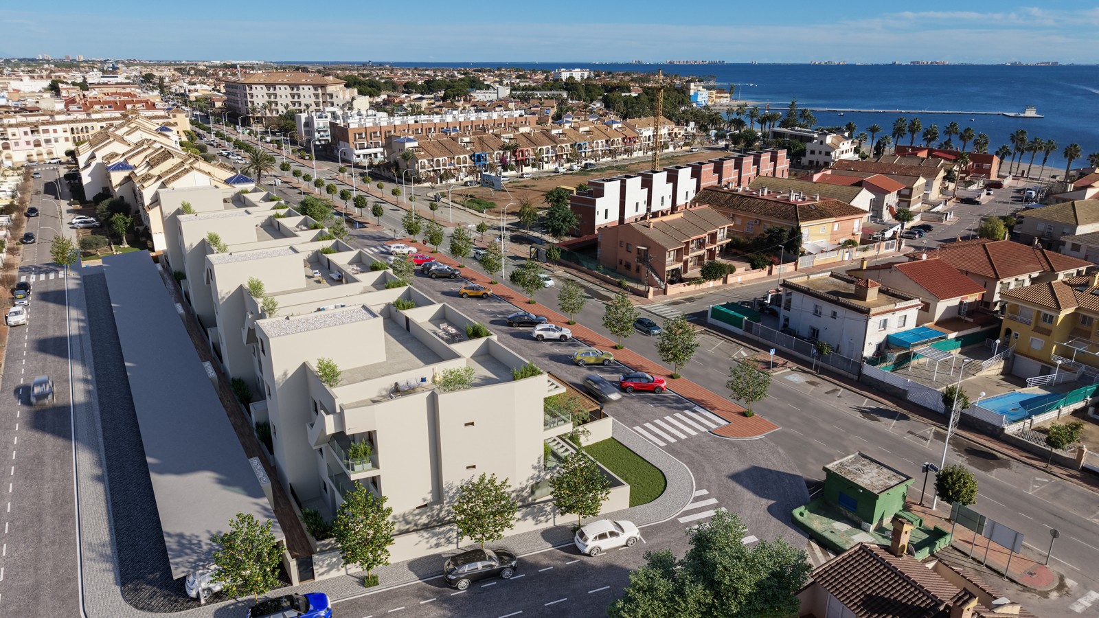 Nieuwbouwwoningen op 250 meter van het strand van Los Narejos, in Los Alcázares 6