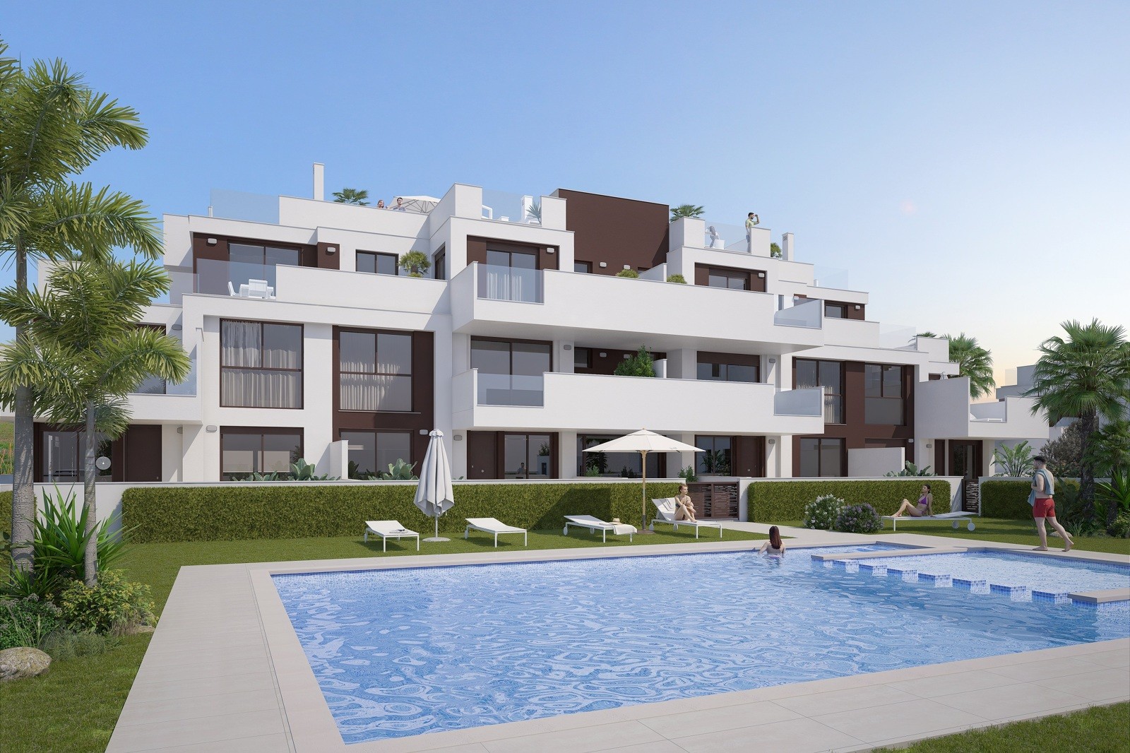 Ruime geschakelde woning aan de zee in El Mojon 10