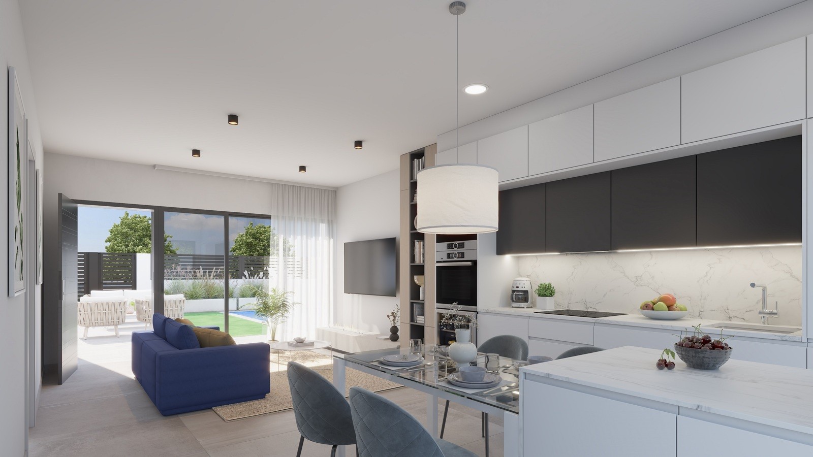 Luxe villa met zwembad en op 200m van het strand in Los Alcazares 3