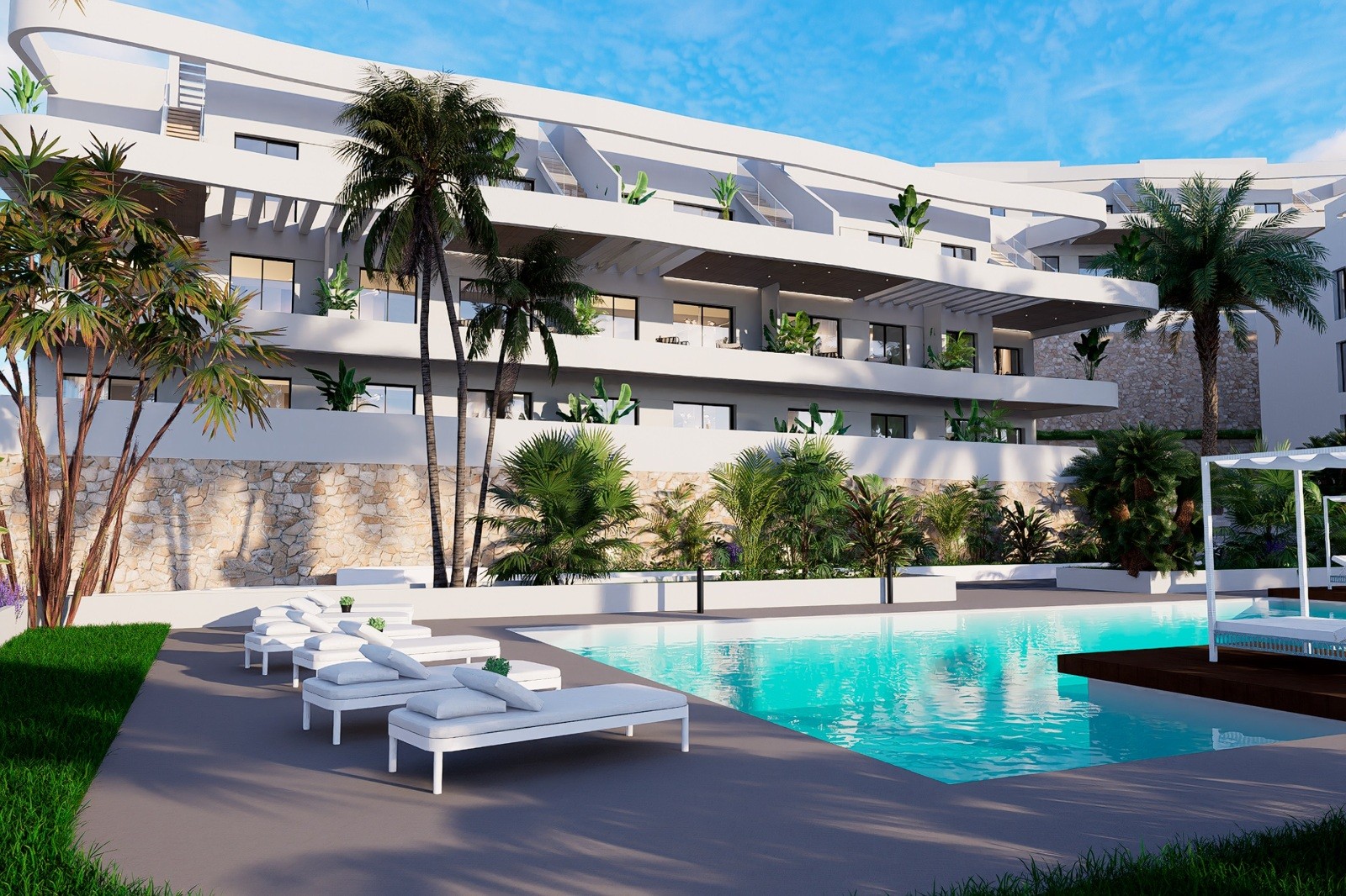 Prachtige appartementen met panoramische uitzichten in Finestrat 1