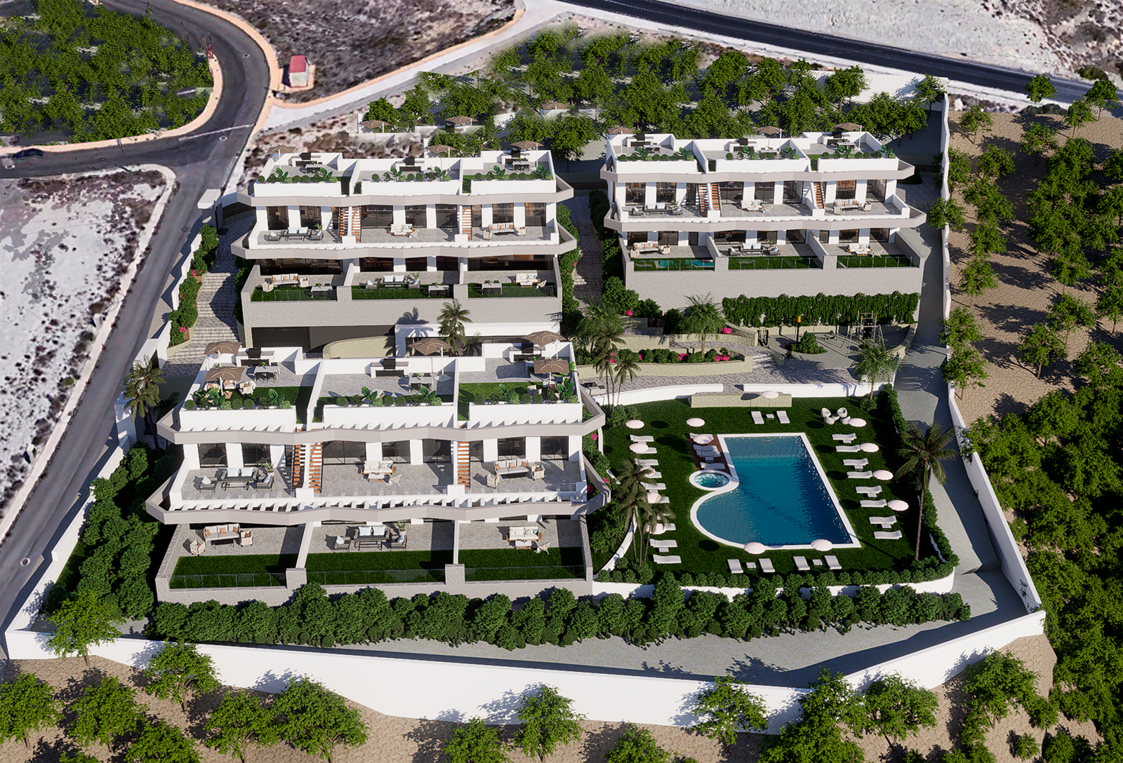 Uniek en exclusief nieuwbouw luxe wooncomplex in Balcón de Finestrat. 1