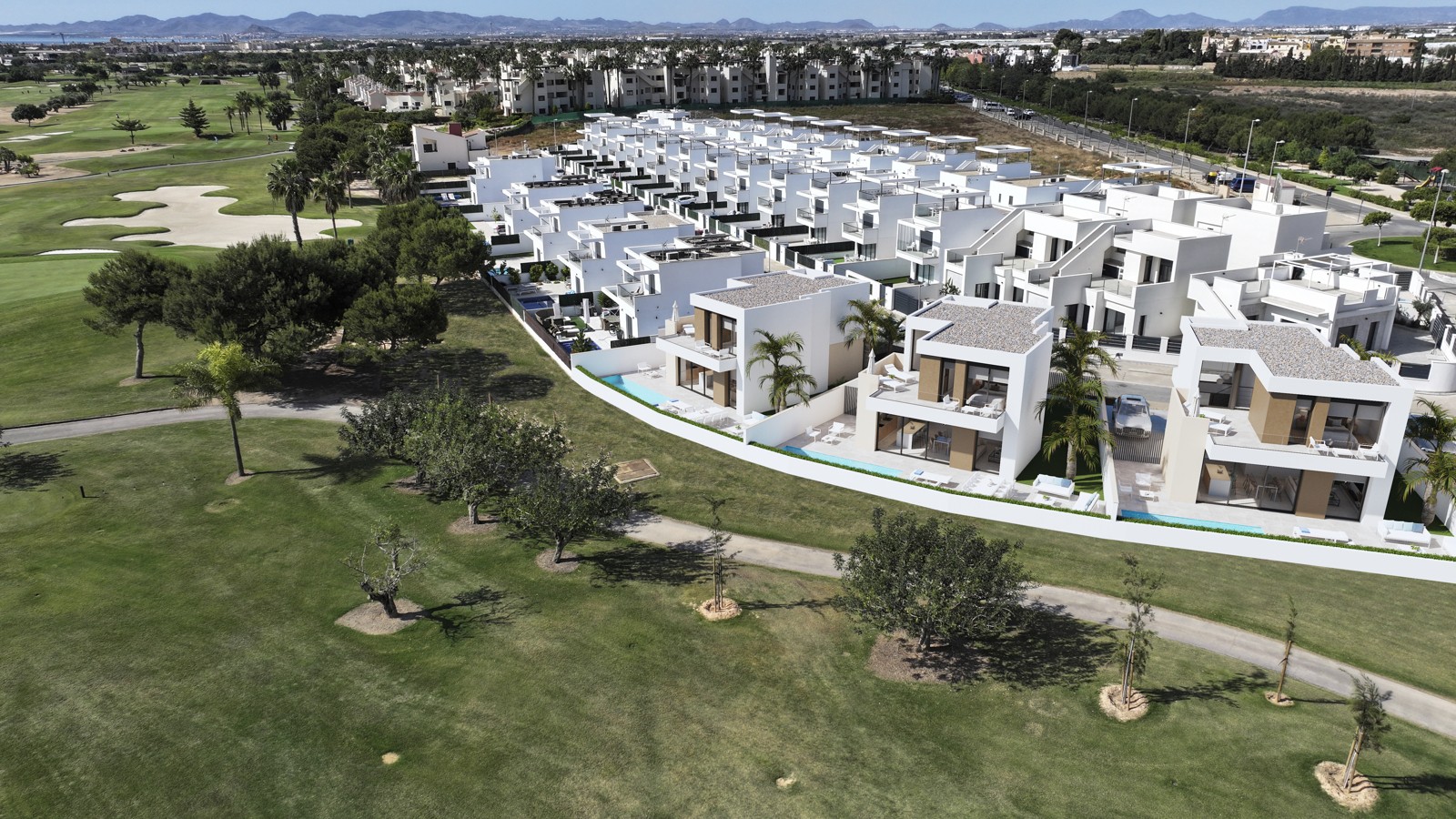 Villas neuves avec piscine privée sur le terrain de golf de Roda Golf 3