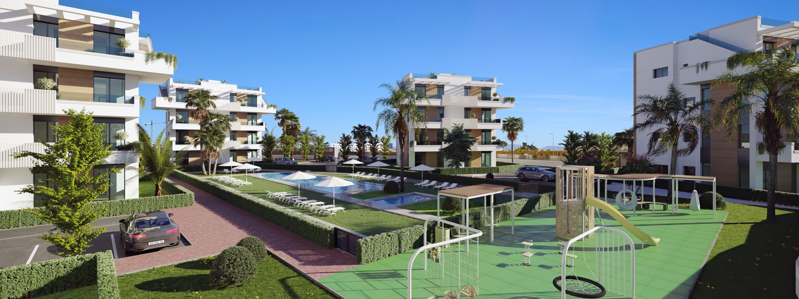 Nieuw gebouwde vakantieappartementen in Santa Rosalía Lake and Life Resort Costa Cálida 10
