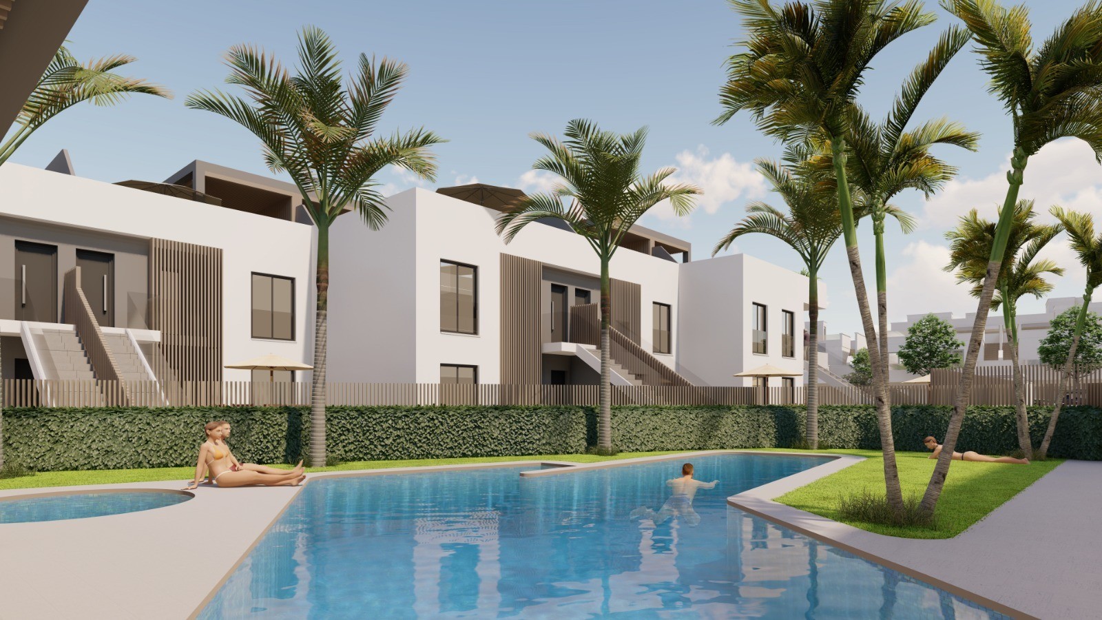 Maisons et bungalows neufs à vendre à Pilar de la Horadada, près de la plage 2
