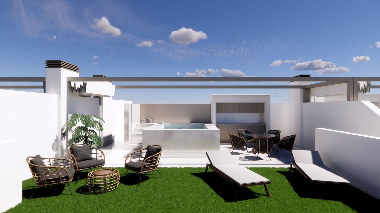 Maisons neuves à vendre à Pilar de la Horadada, à 3 km de la plage 9