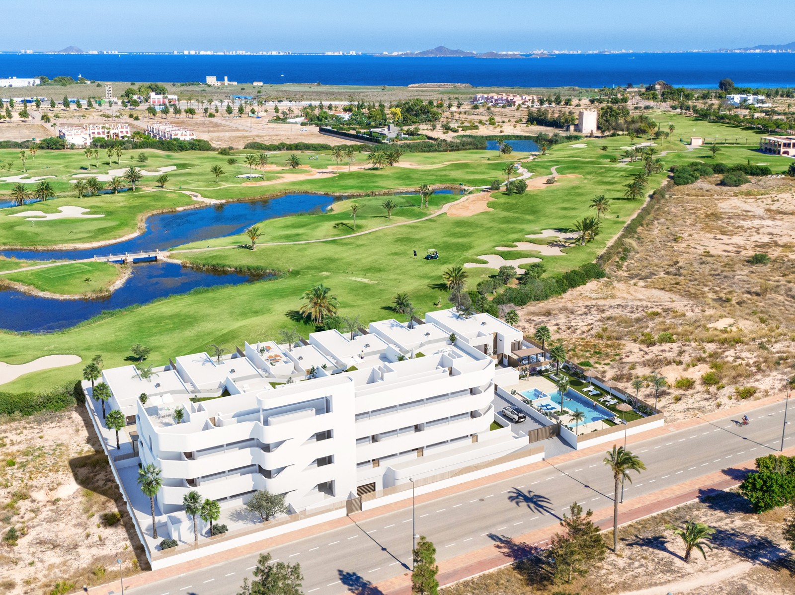 Nieuwbouwwoningen en villa’s aan de golfbaan in Los Alcázares, Costa Cálida 10