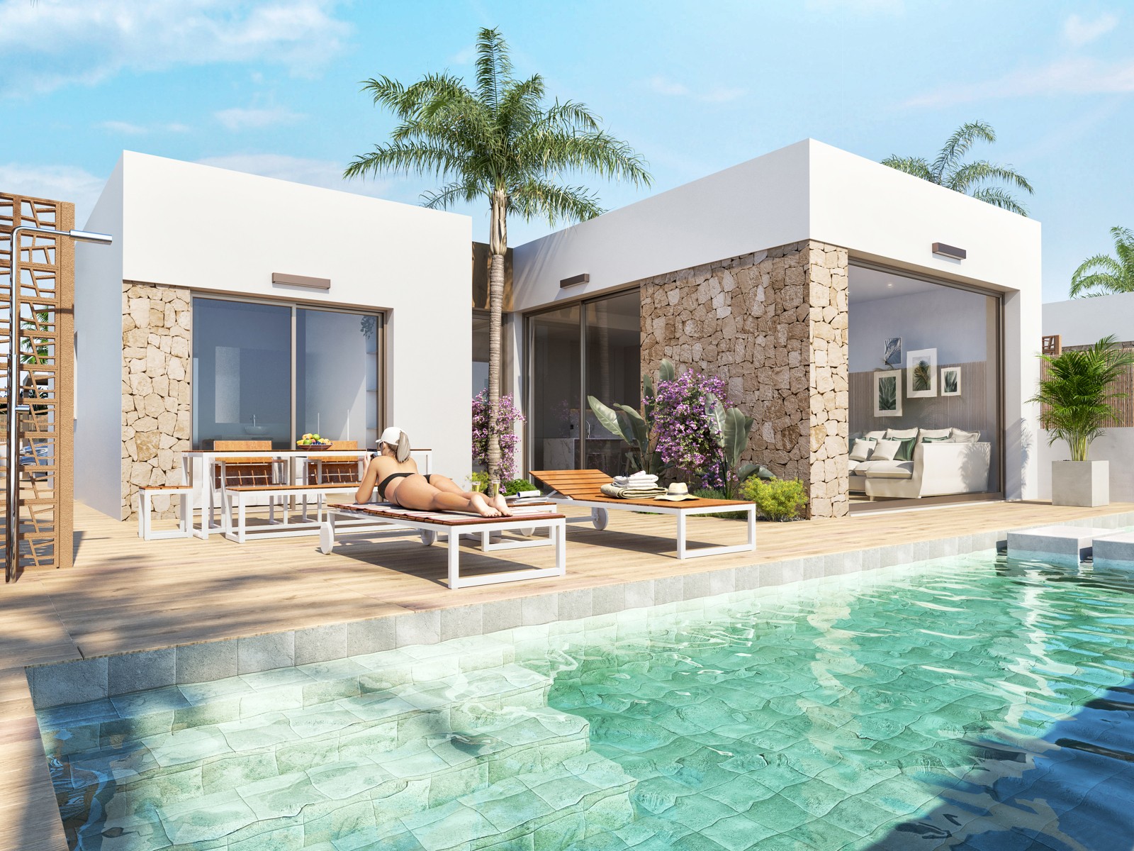 Nieuwbouwwoningen en villa’s aan de golfbaan in Los Alcázares, Costa Cálida 11