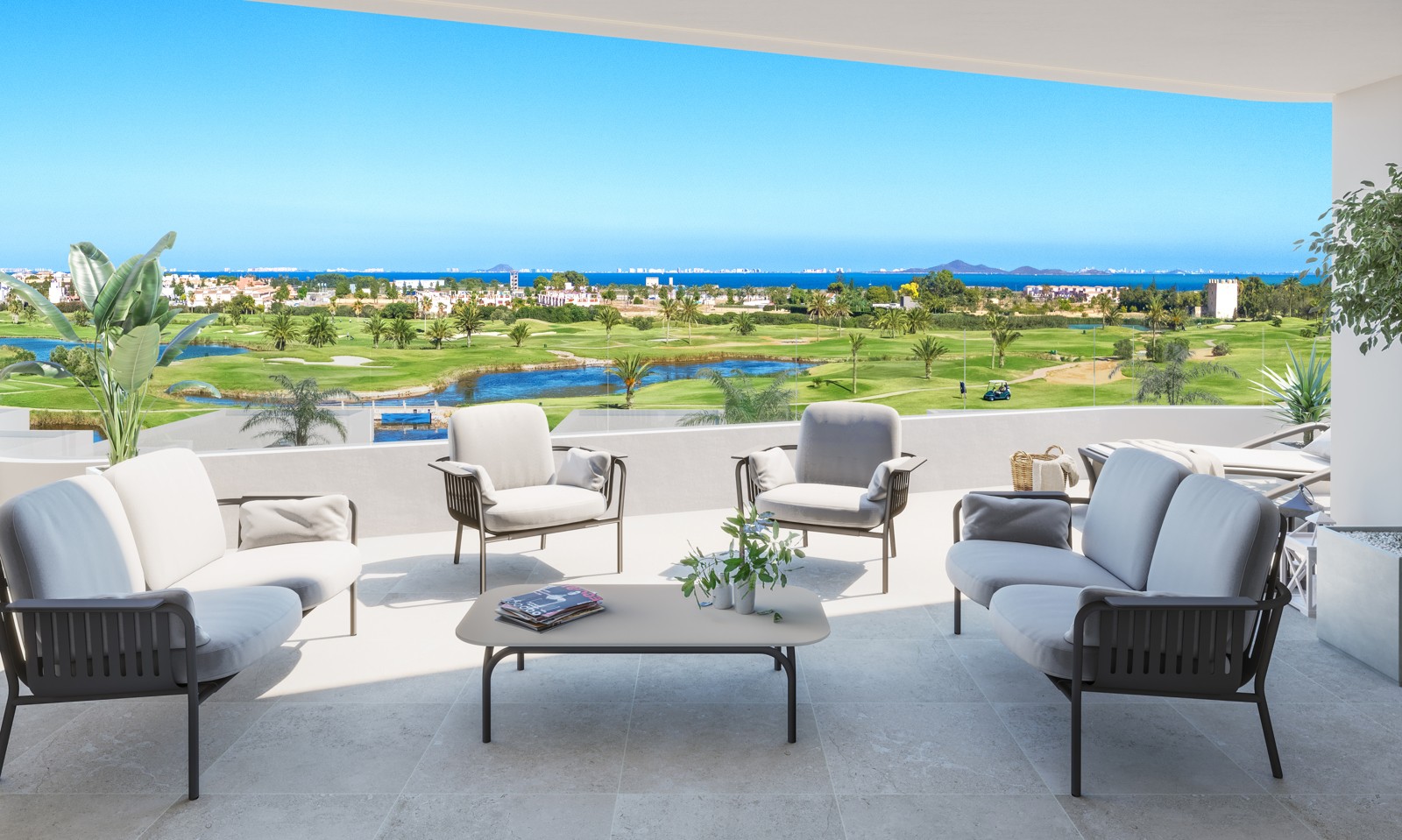 Nieuwbouwwoningen en villa’s aan de golfbaan in Los Alcázares, Costa Cálida 14