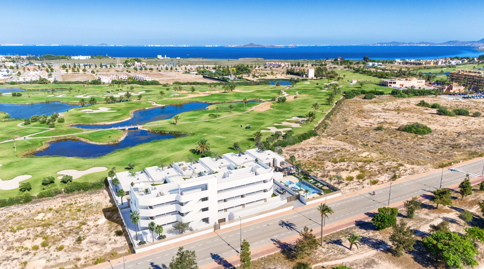 Nieuwbouwwoningen en villa’s aan de golfbaan in Los Alcázares, Costa Cálida 1