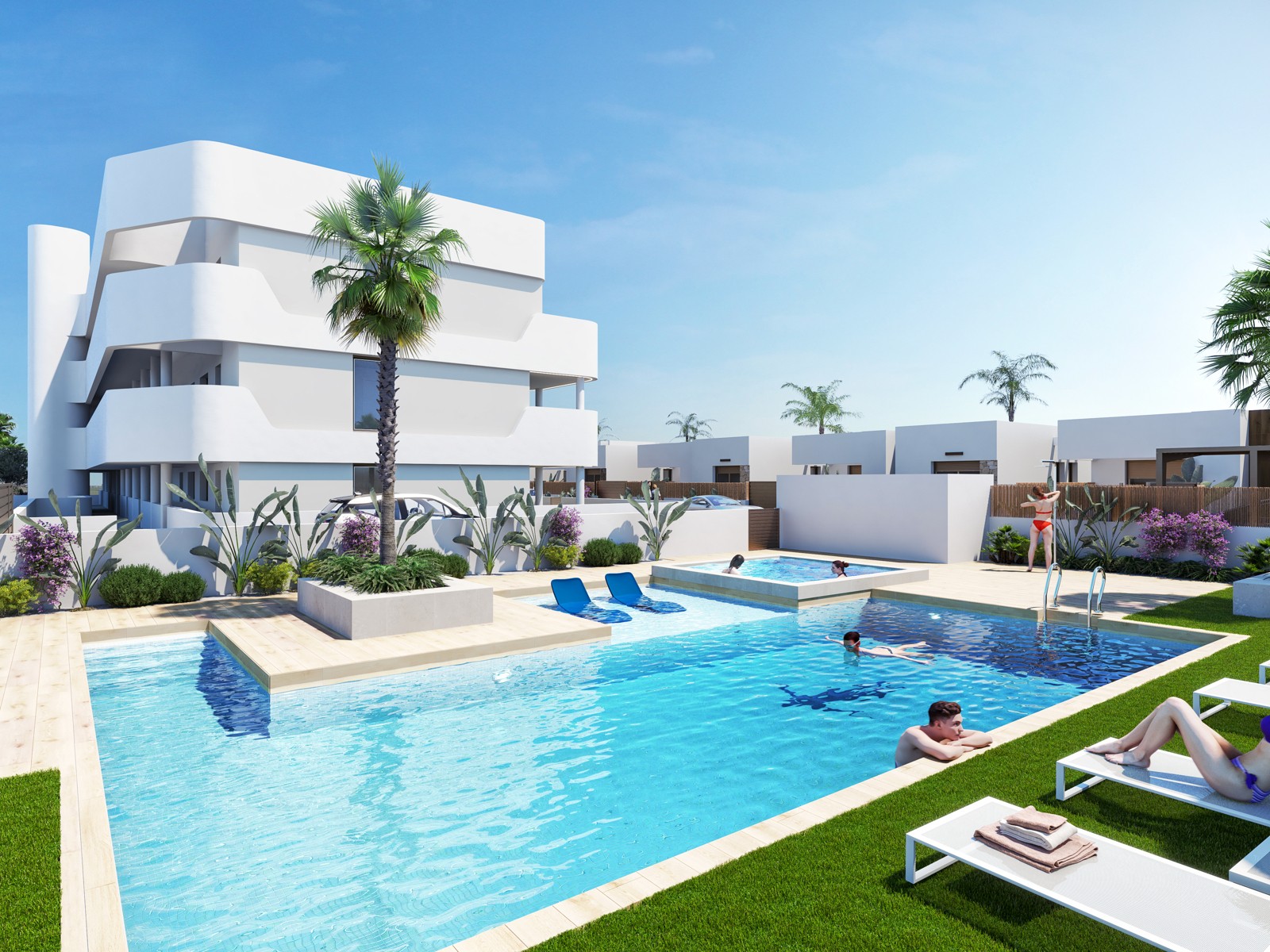 Nieuwbouwwoningen en villa’s aan de golfbaan in Los Alcázares, Costa Cálida 4