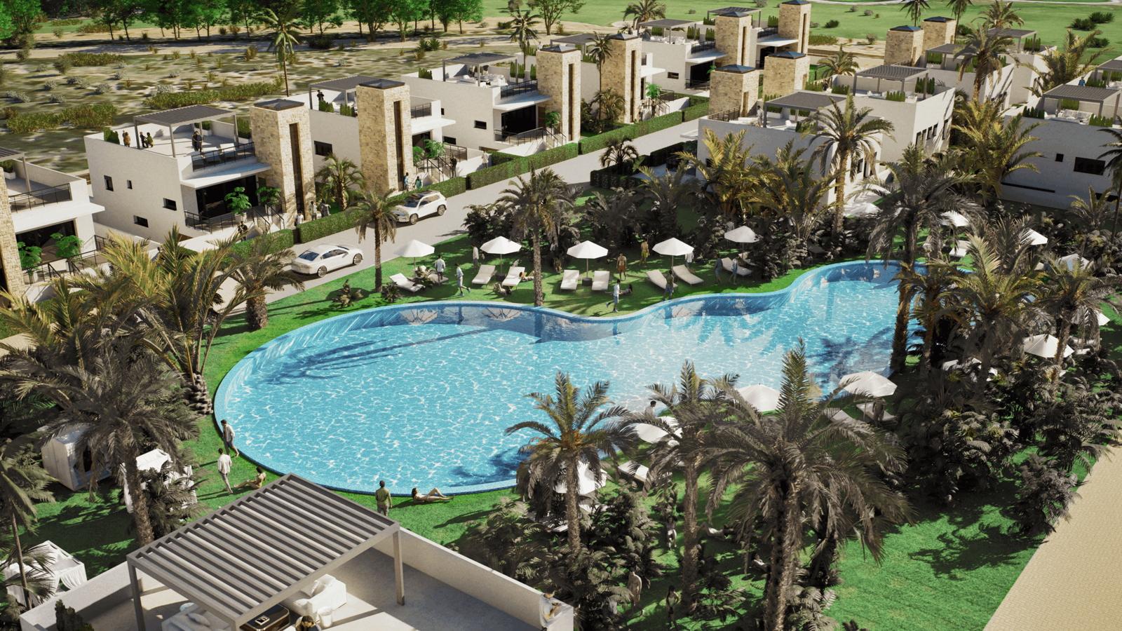 Villas neuves à Camposol Golf (Mazarrón-Murcie) avec terrasse sur le toit et cave 5