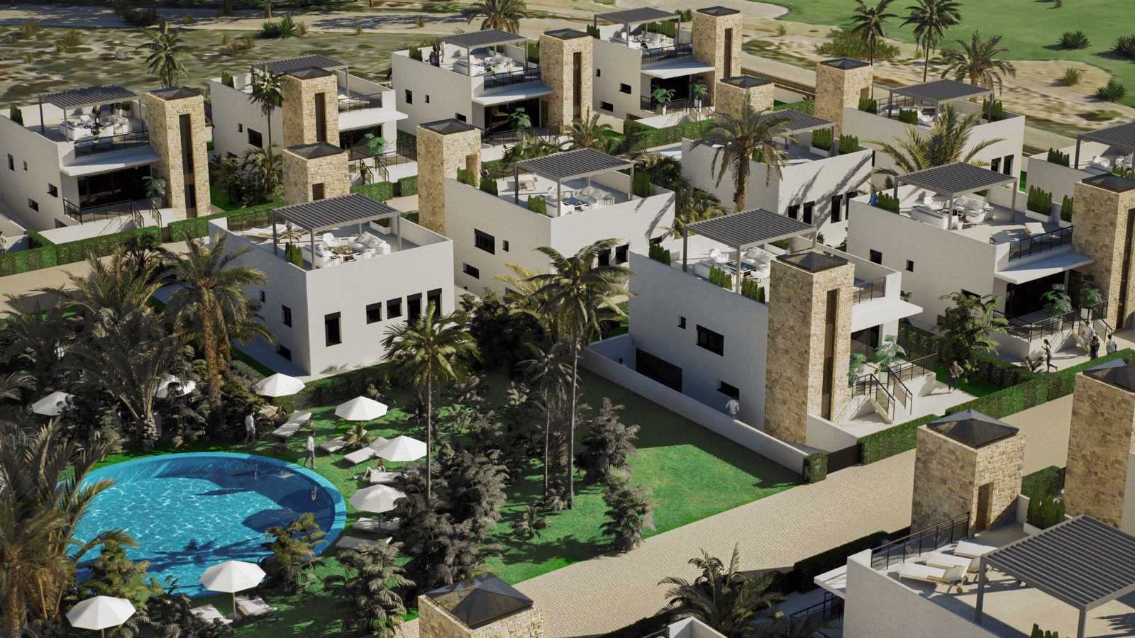 Villas neuves à Camposol Golf (Mazarrón-Murcie) avec terrasse sur le toit et cave 6