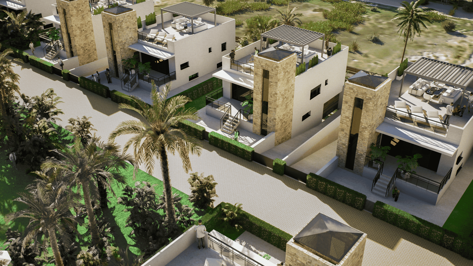Villas neuves à Camposol Golf (Mazarrón-Murcie) avec terrasse sur le toit et cave 8