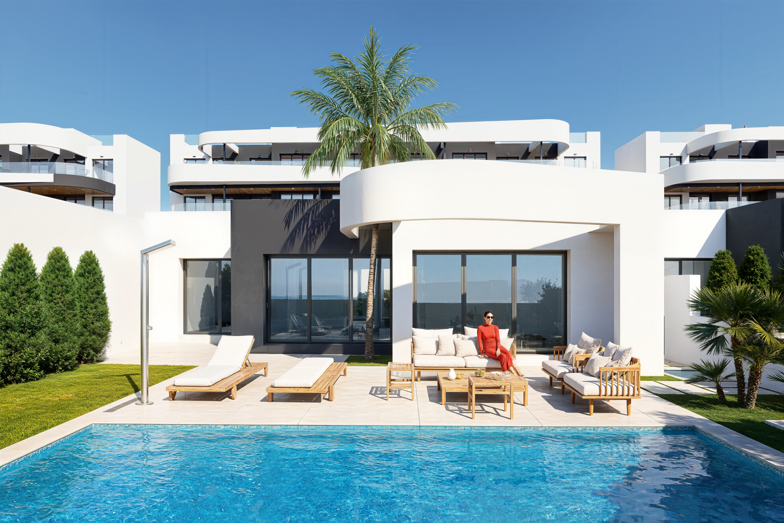 Nieuwbouwwoningen en villa’s met uitzicht op de golfbaan La Serena in Los Alcázares 2