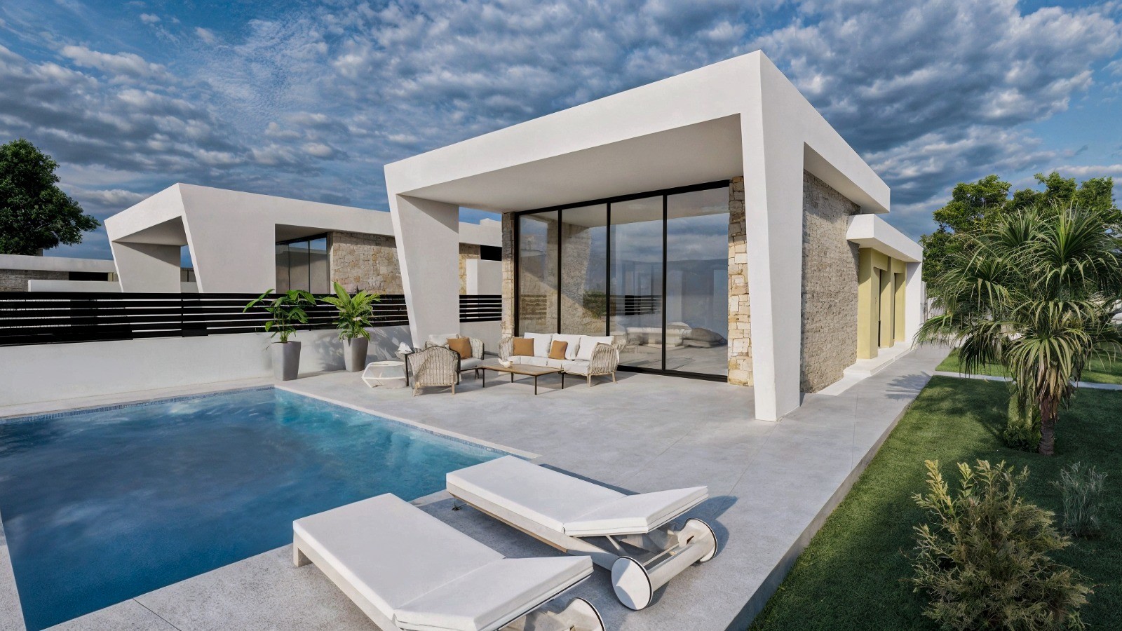 Villas neuves de plain-pied avec piscine privée à Torrevieja 1